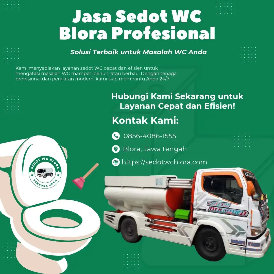 Kontak Jasa Sedot WC Blora